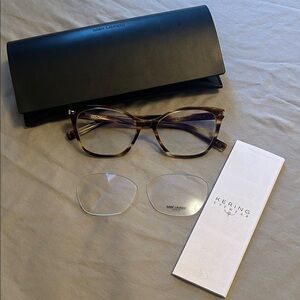 Saint Laurent SL 287 SLIM 007 Tortoise Shell Glasses
